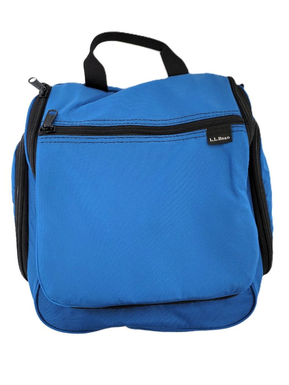 L.L.Bean Personal Organizer Hanging Toiletry Bag Blue Medium Travel Kit